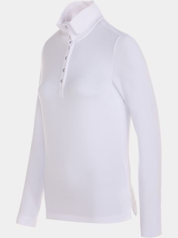 Valiente  Stehkragen mit Knöpfen Thermo Unterzieher weiß