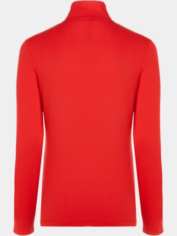 Valiente Stehkragen mit Knöpfen Thermo Unterzieher rot