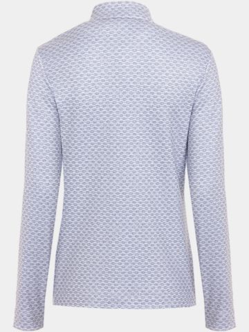 Valiente Druck 1/2 Zip Stretch Thermo Midlayer hellgrau melange