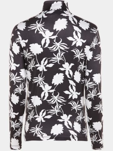 Valiente Druck 1/2 Zip Soft Touch Thermo Unterzieher schwarz