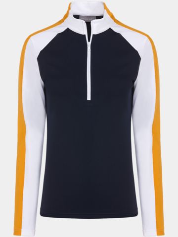 Valiente 1/2 Zip Stretch Thermo Midlayer navy