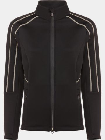 Valiente Struktur Power Stretch Jacke schwarz