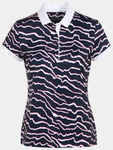 Valiente Druck Halbarm Polo navy