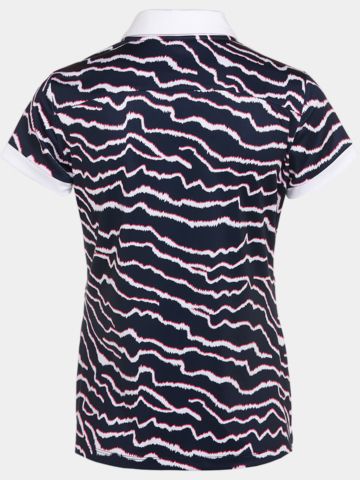 Valiente  Druck Halbarm Polo navy