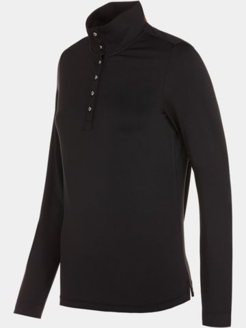 Valiente  Stehkragen mit Knöpfen Thermo Unterzieher schwarz