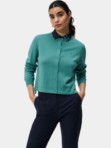 J.Lindeberg Thalia Knitted Cardigan green