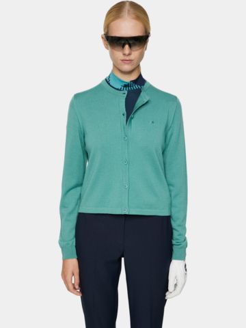 J.Lindeberg Thalia Knitted Cardigan Strick Jacke grün