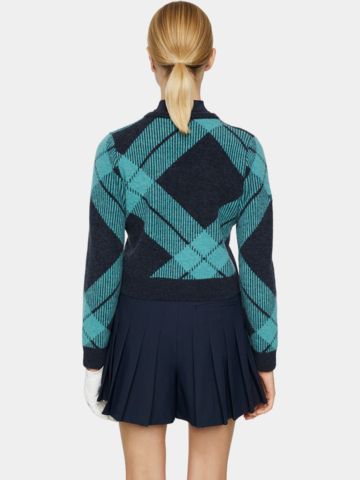 J.Lindeberg  Brea Knitted V-Neck Strick Pullover mehrfarbig