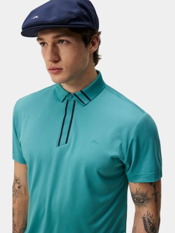 J.Lindeberg  Viktor Halbarm Polo grün