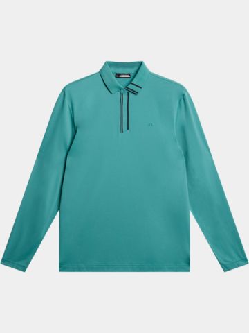 J.Lindeberg Viktor Langarm Polo grün