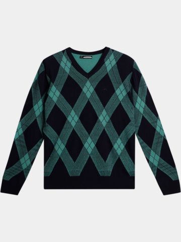 J.Lindeberg Billy V Neck Knit Strick Pullover mehrfarbig