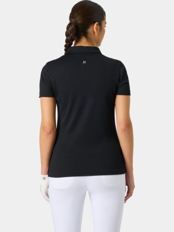 Daily Sports PEORIA half-sleeve polo black
