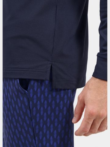 Chervo Affranto Langarm Polo navy