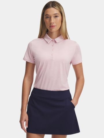 Under Armour UA Playoff Halbarm Polo rosa