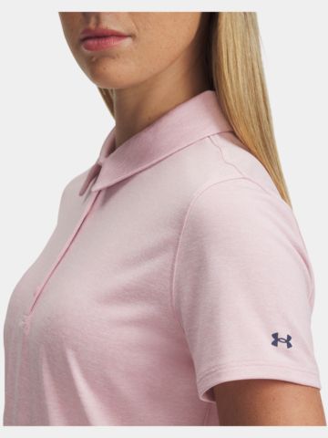 Under Armour UA Playoff Halbarm Polo rosa