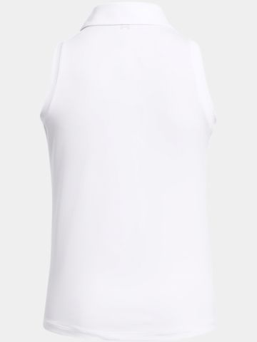 Under Armour UA Playoff ohne Arm Polo weiß