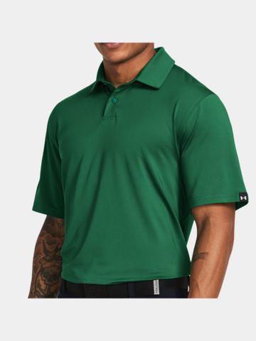 Under Armour T2G LB Halbarm Polo grün