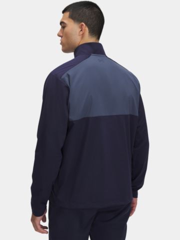 Under Armour Drive Wind Half Zip Stretch Midlayer navy