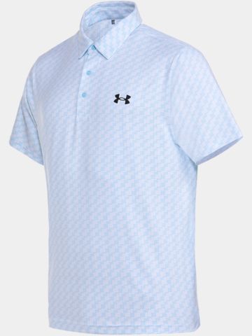 Under Armour Playoff 3.0 Pr. C Club Digi Halbarm Polo hellblau