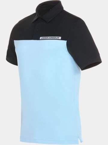 Under Armour T2 Color Block Halbarm Polo hellblau