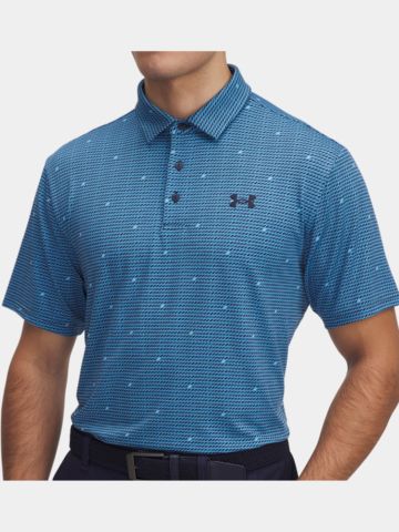 Under Armour Playoff 3.0 Pr. Deuces Slice Halbarm Polo petrol