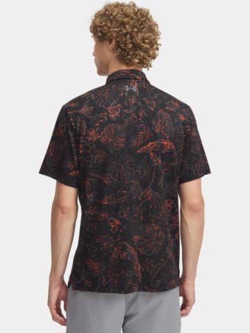 Under Armour Playoff 3.0 Pr. Hawaii Halbarm Polo schwarz