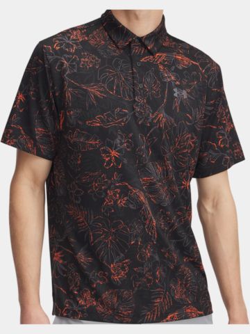 Under Armour Playoff 3.0 Pr. Hawaii Halbarm Polo schwarz