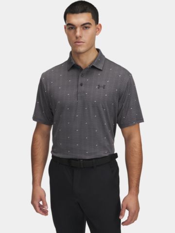 Under Armour Playoff 3.0 Pr. Deuces Slice Halbarm Polo schwarz