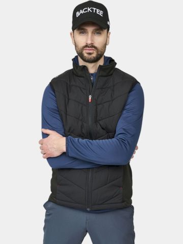 Backtee Hybrid Stretch Weste schwarz