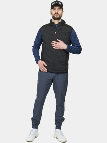 Backtee  Hybrid Stretch Weste schwarz
