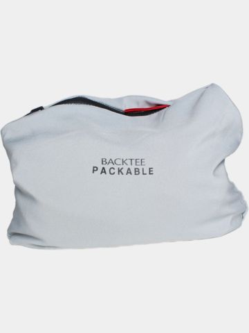 Backtee  Ladies 80G Packable Shield Windstopp Jacket gray