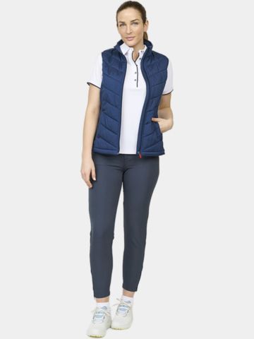 Backtee  Ladies Hybrid Thermo Weste navy