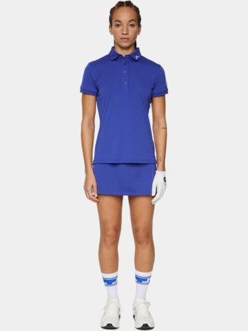 J.Lindeberg  Tour Tech Halbarm Polo blau