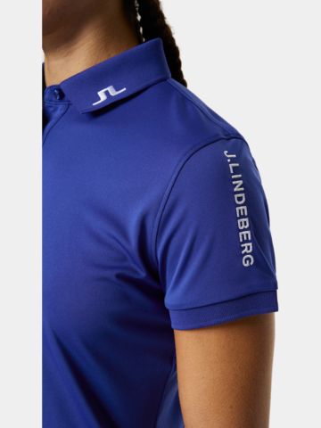 J.Lindeberg  Tour Tech Halbarm Polo blau
