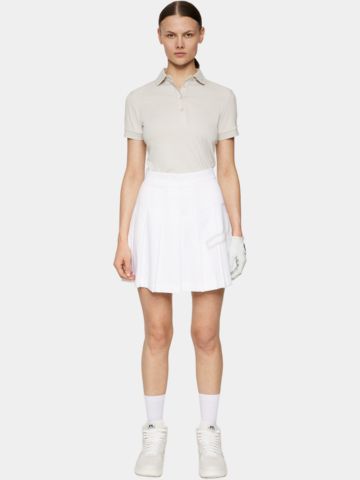 J.Lindeberg  Tour Tech Halbarm Polo sand