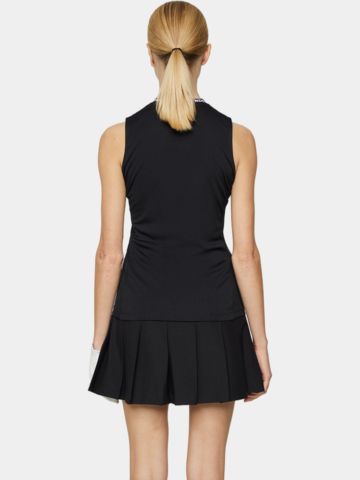 J.Lindeberg Leya Sleeveless Top ohne Arm Polo schwarz