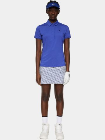 J.Lindeberg  Becca Halbarm Polo blau