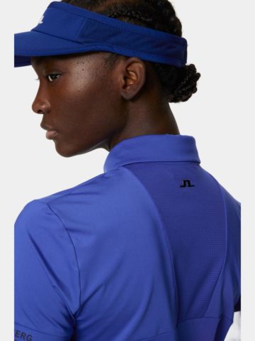 J.Lindeberg  Becca Halbarm Polo blau