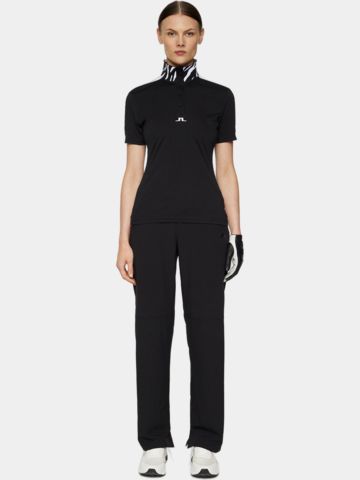 J.Lindeberg  Pip Halbarm Polo schwarz