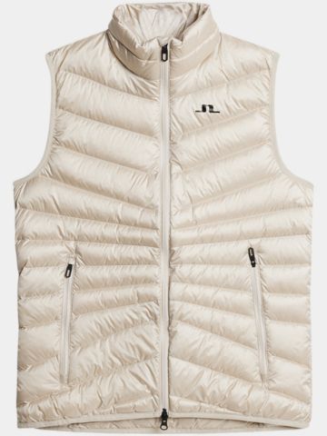 J.Lindeberg Lara Light Down Daunen Weste sand