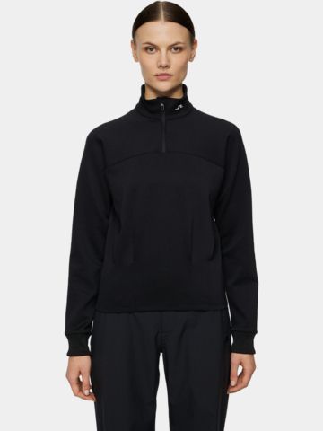 J.Lindeberg Jodi Quarter Zip Sweatshirt Stretch Midlayer schwarz
