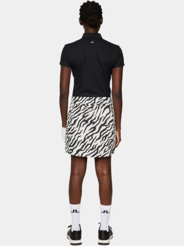 J.Lindeberg Amelie Mid Print Skirt kurz Skort schwarz