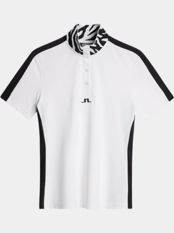 J.Lindeberg Pip Golf GH Halbarm Polo weiß