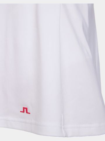 J.Lindeberg  Vida Dress ohne Arm Kleid weiß