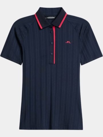 J.Lindeberg  Mandy Halbarm Polo navy