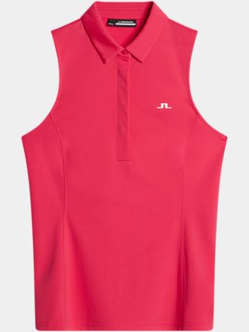 J.Lindeberg Dena Sleeveless Top ohne Arm Polo pink