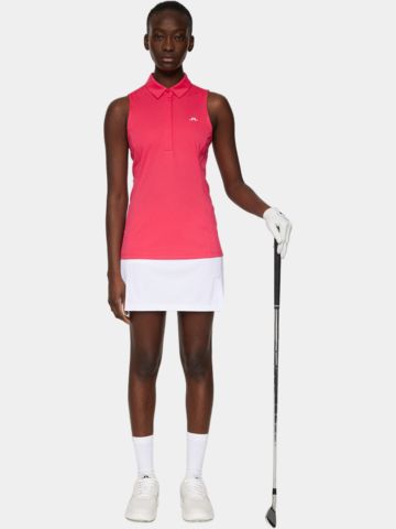 J.Lindeberg Dena Sleeveless Top ohne Arm Polo pink