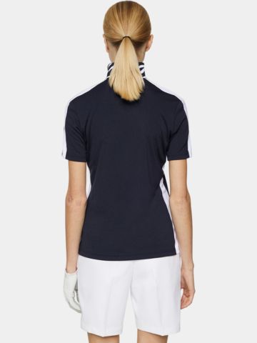 J.Lindeberg  Pip Halbarm Polo navy