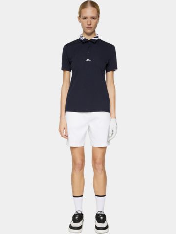 J.Lindeberg  Pip Halbarm Polo navy