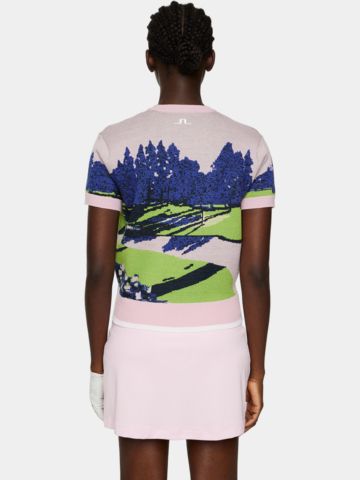 J.Lindeberg  Nico Knitted Top Pullover Strick rosa